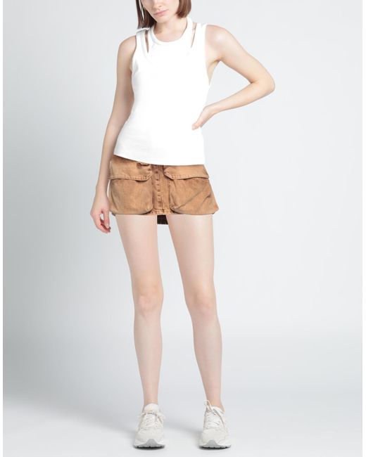 Miu Miu Brown Denim Skirt