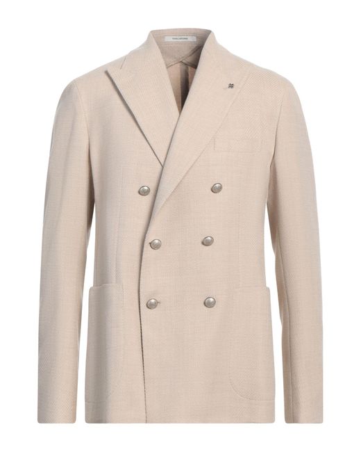 Tagliatore Natural Blazer Virgin Wool, Cotton for men