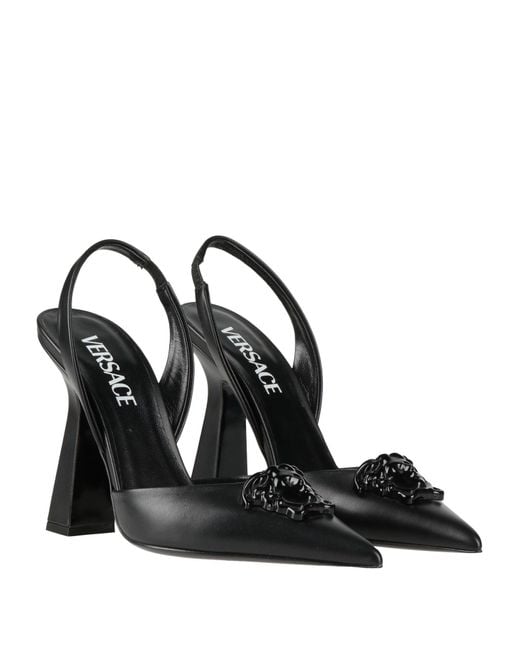 Versace Black Pumps