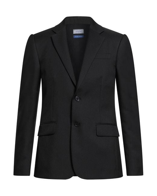 Off-White c/o Virgil Abloh Black Blazers for men
