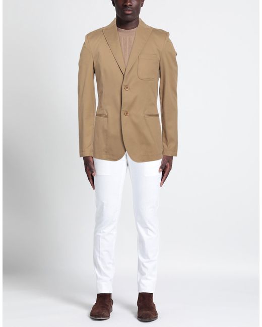 Daniele Alessandrini Brown Blazer for men