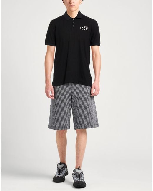 Polo DSquared² pour homme en coloris Black