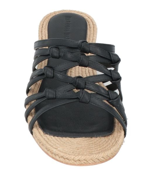 Paloma Barceló Black Espadrilles