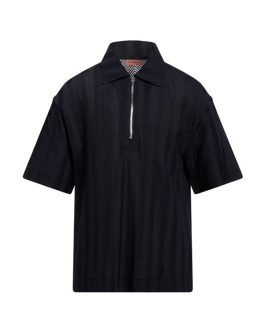 Missoni Blue Polo Shirt for men