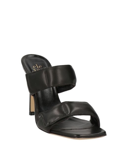 Eleventy Black Sandale