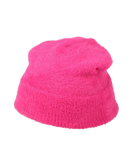Gaelle Paris Pink Fuchsia Hat Polyamide