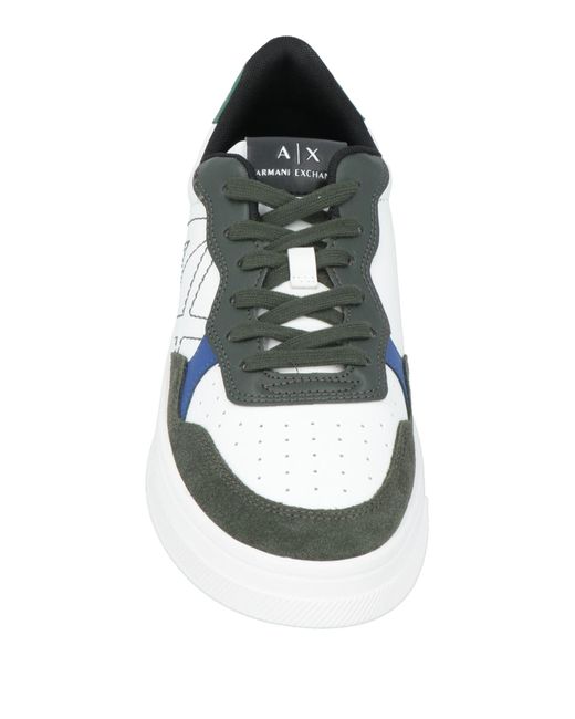 ARMANI EXCHANGE Green Trainers for men