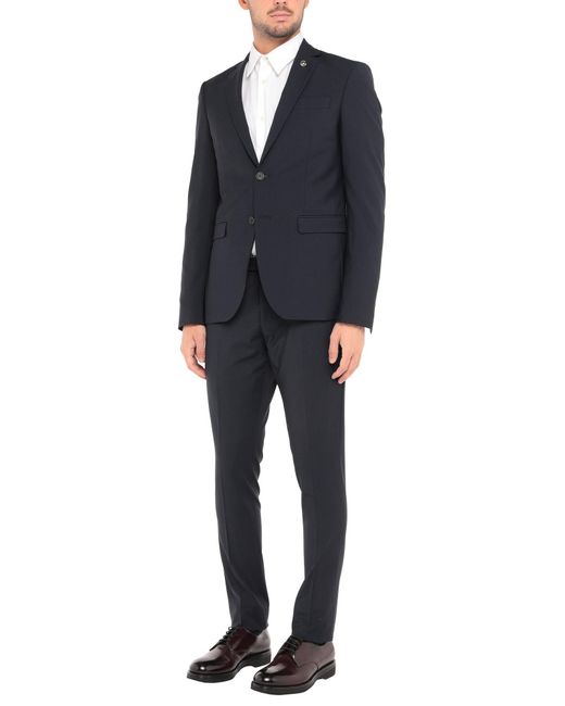 Class Roberto Cavalli Blue Suit for men
