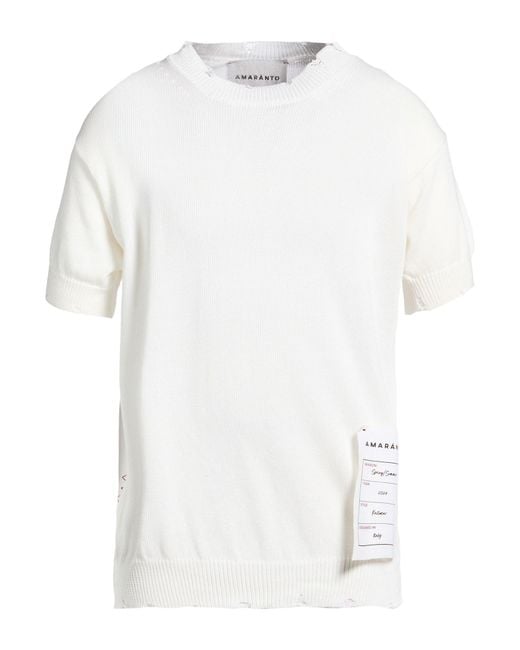 Pullover Amaranto de hombre de color White