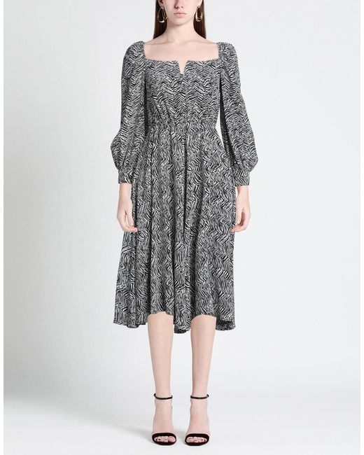 SFIZIO STUDIO Gray Midi Dress