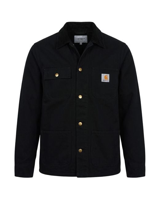 Carhartt Black Denim Outerwear Cotton for men