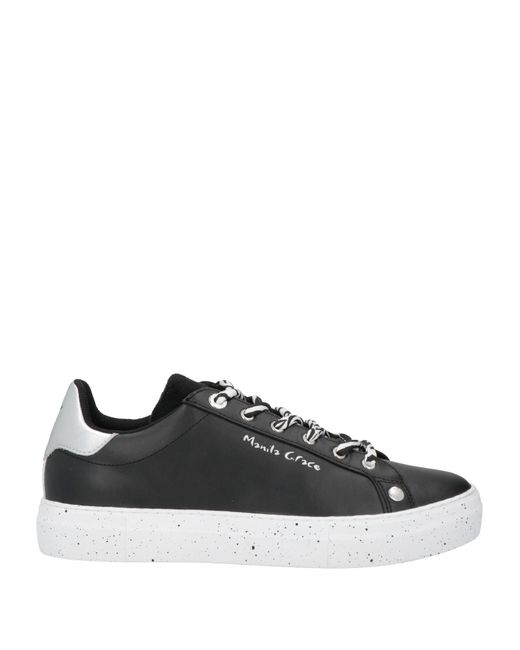 Manila Grace Black Sneakers