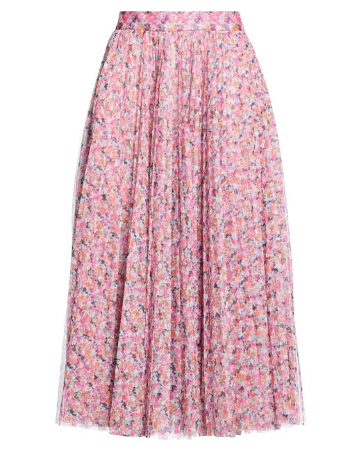 Philosophy Di Lorenzo Serafini Pink Midi Skirt