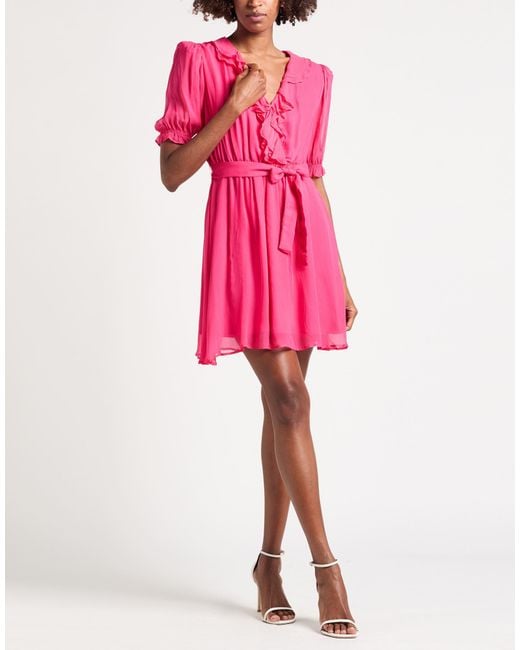 Liu Jo Pink Mini Dress Viscose