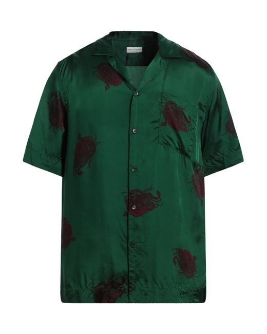 Dries Van Noten Green Shirt for men