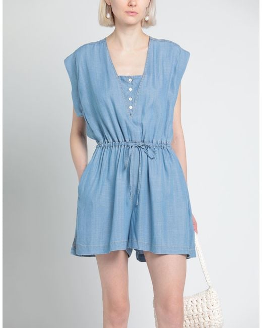 Twinset Blue Playsuit
