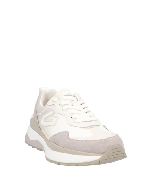 Alberto Guardiani White Trainers for men