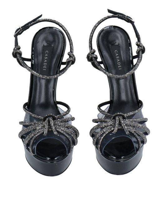 Casadei Black Sandals