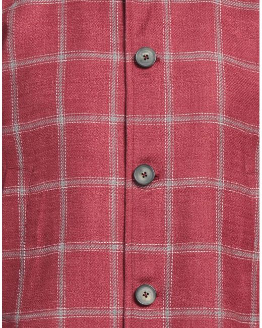 Isaia Red Jacket for men
