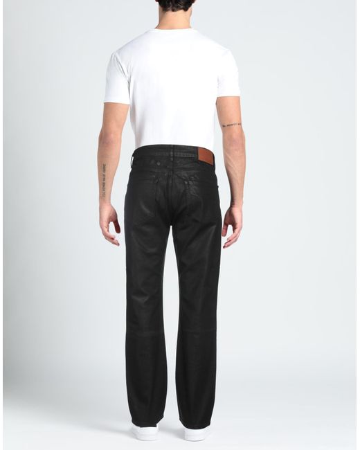 FLANEUR HOMME Black Jeans for men