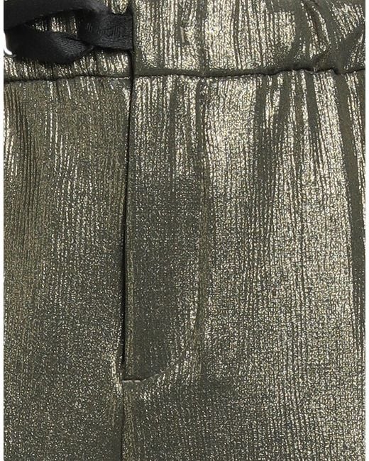 White Sand Green Pants Polyester, Elastane