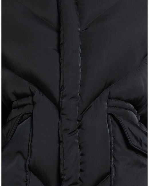 Del Core Black Puffer Nylon, Polyester