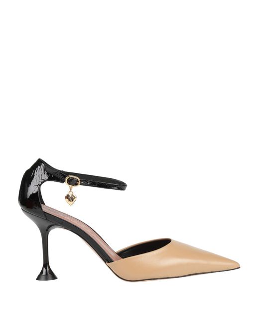 Vicenza Natural Pumps Leather