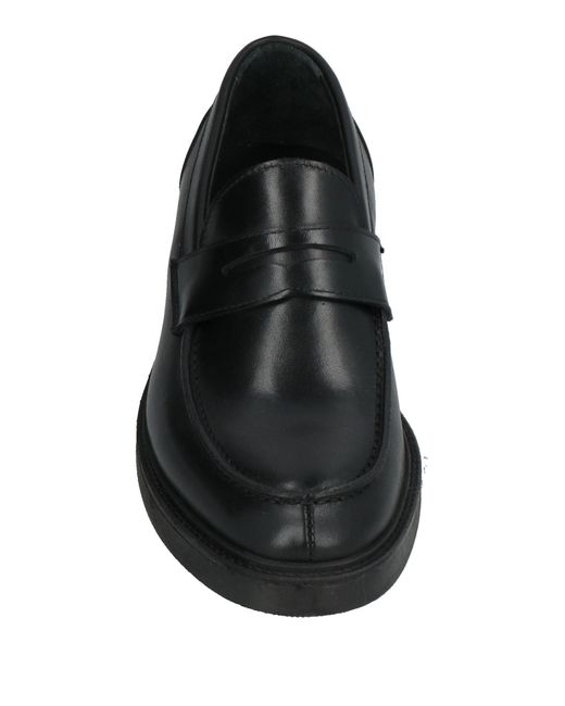Calpierre Black Loafers for men