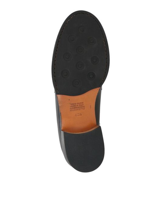 Calpierre Black Loafers Leather