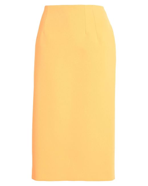 MAX&Co. Yellow Midi Skirt