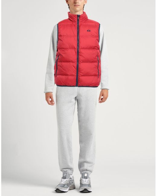 La Martina Red Vests for men