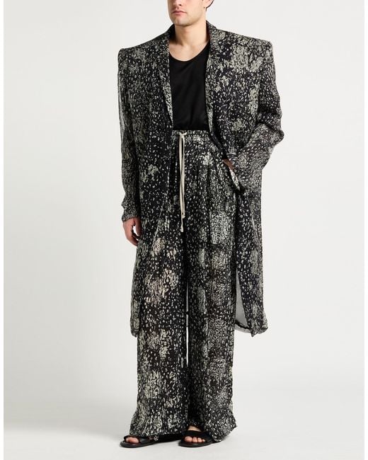 Rick Owens Black Overcoats & Trench Coats for men