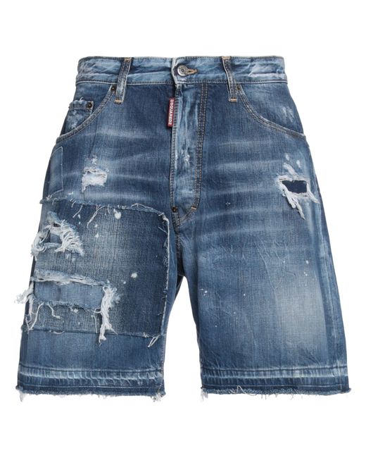 DSquared² Blue Denim Shorts for men