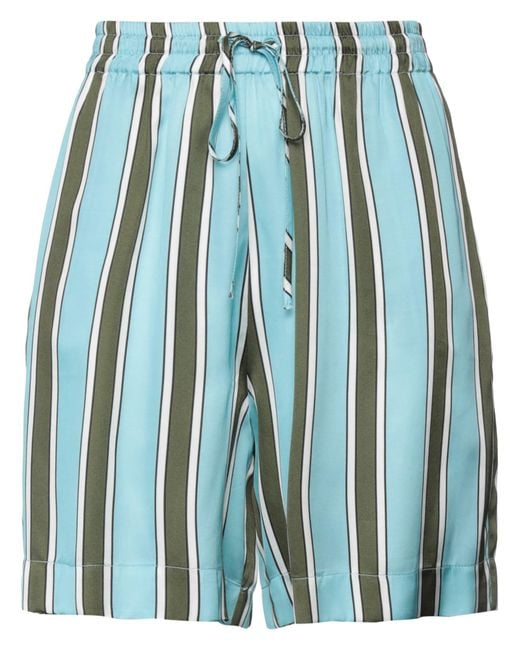 Semicouture Blue Shorts & Bermuda Shorts