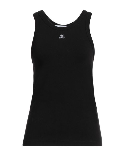 MSGM Black Tank Top