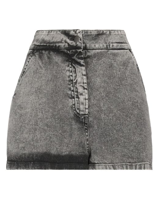 Soallure Gray Denim Shorts