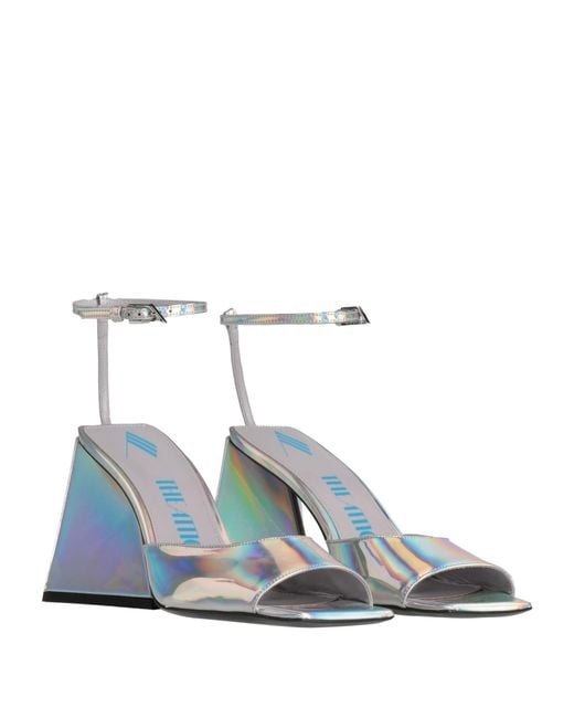 The Attico Metallic Sandals