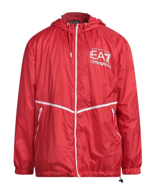 EA7 Red Jacket for men