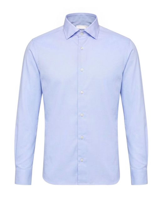 Daniele Fiesoli Blue Shirt for men