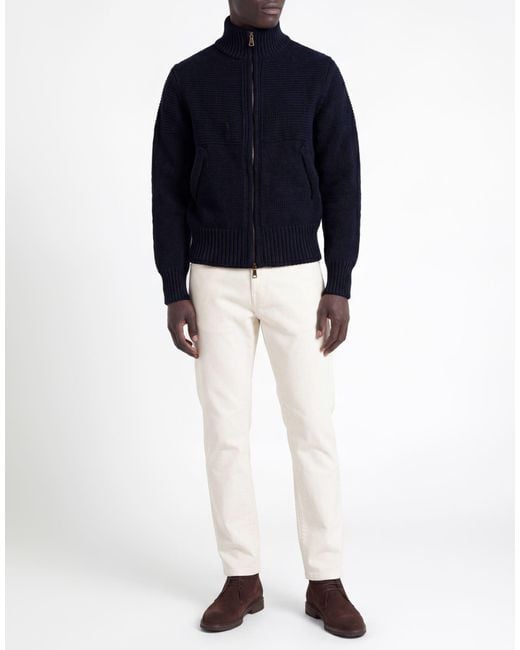 Irish Crone Blue Cardigan for men