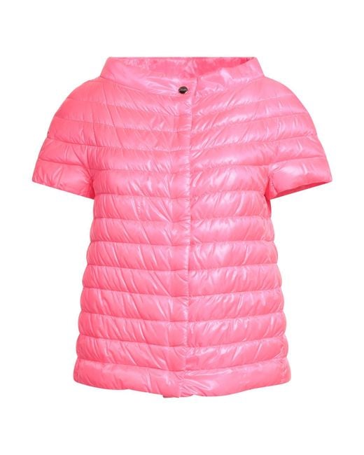 Herno Pink Iconico Fuchsia Puffer Polyamide