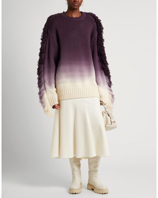 The Attico Purple Sweater Virgin Wool