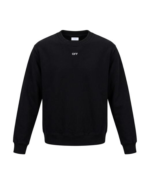 Off-White c/o Virgil Abloh Blue Sweatshirt Cotton for men