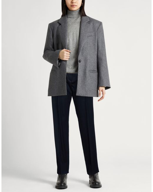 Max Mara Blue Pants Virgin Wool