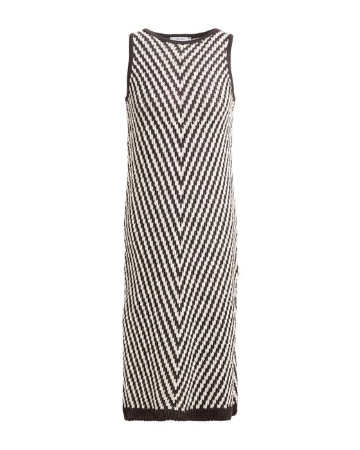 Max Mara White Midi-Kleid