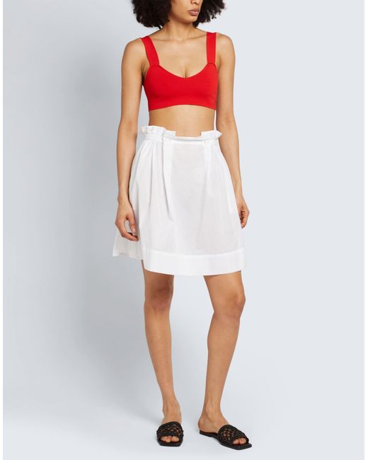Emporio Armani White Mini Skirt