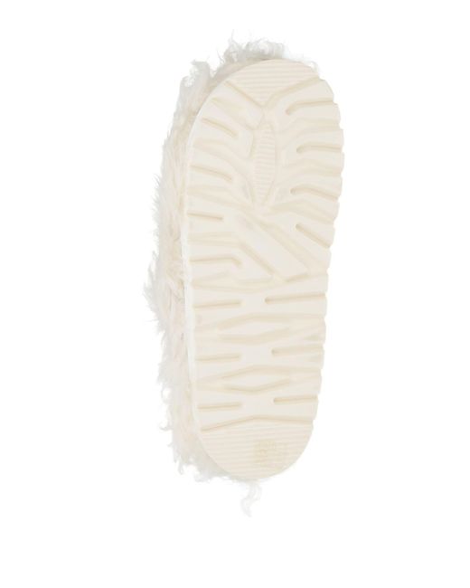 Moncler White Mules & Clogs Leather