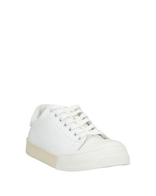 Marni White Sneakers Leather