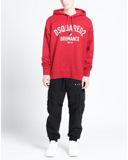 DSquared² Red Sweatshirt for men