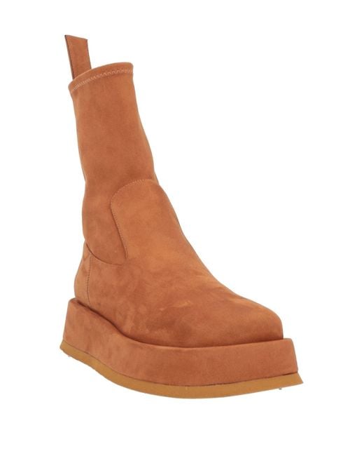 GIA RHW Brown Ankle Boots
